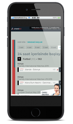 artemisbet mobil bahis sitesi