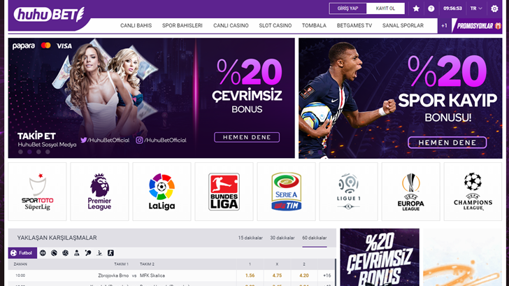 Huhubet giriş adresi